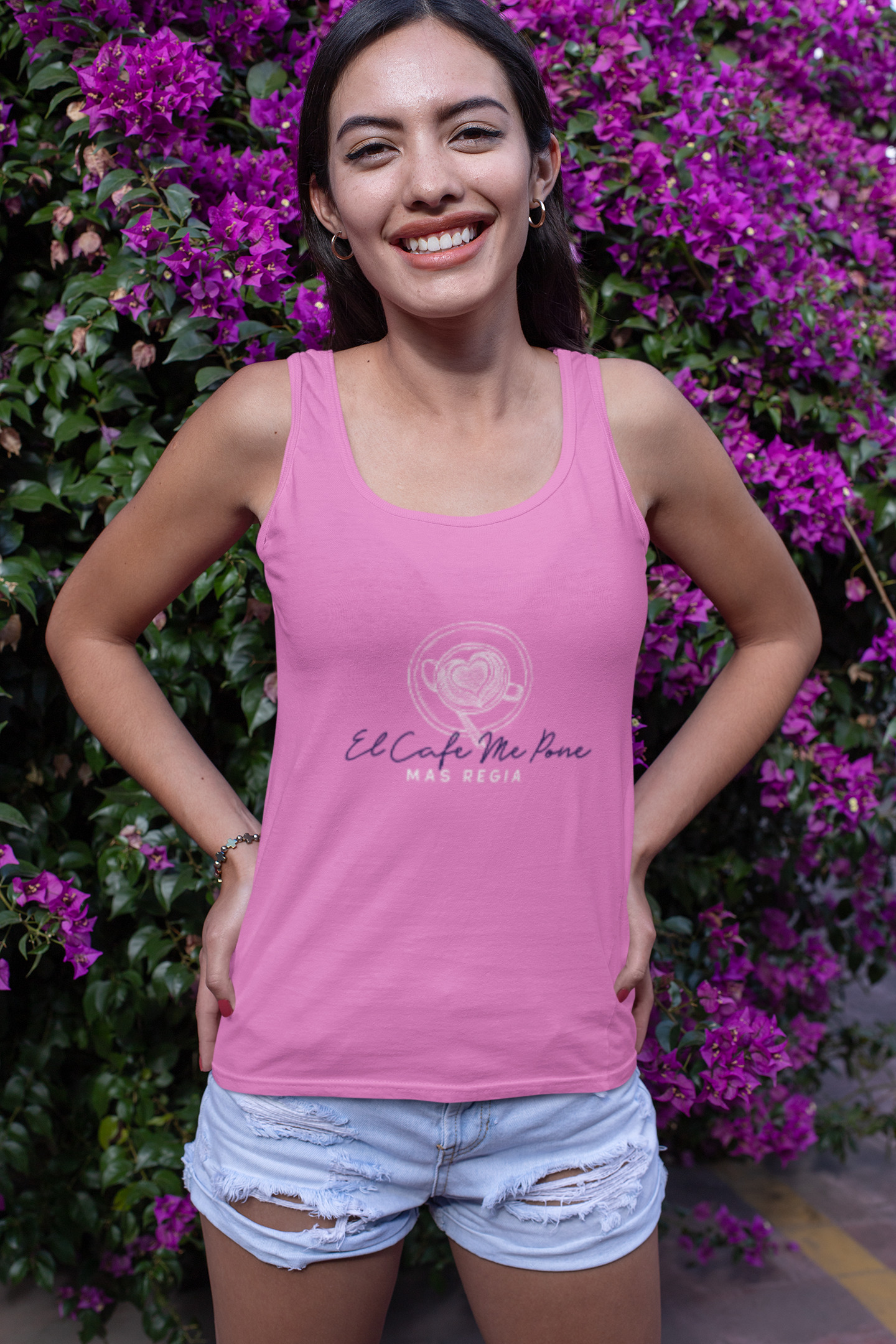 El Cafe Me Pone Mas Regia Women's Tank
